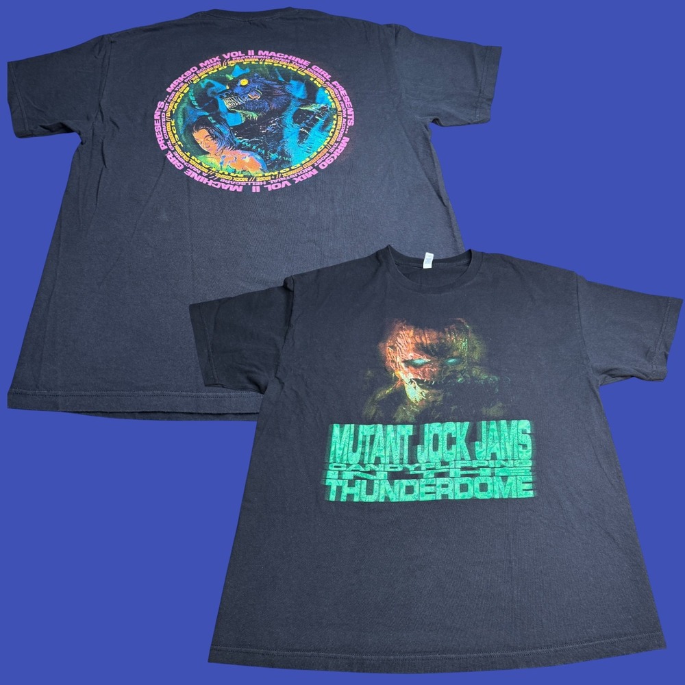 Machine Girl Band T Shirt Size XL Mrk90 Mix Vol 2 Digital Hardcore Techno Music